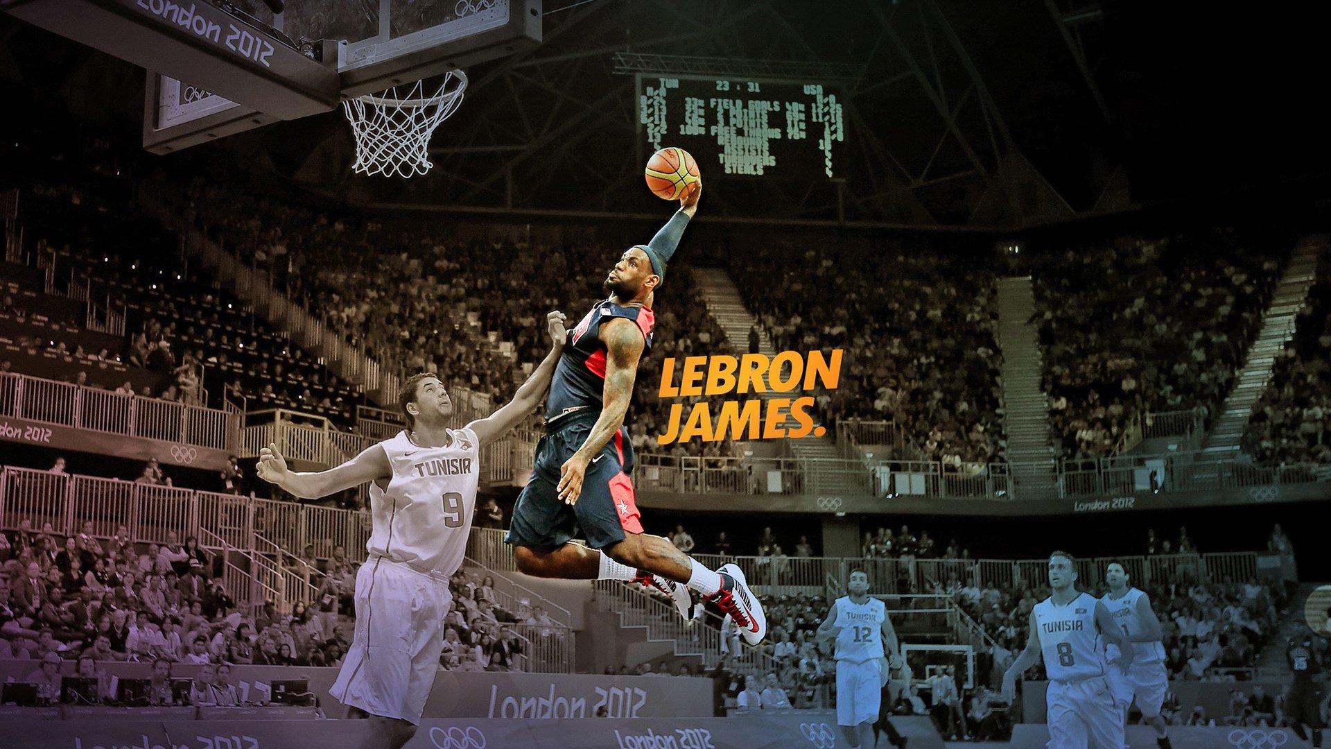 孤胆英雄，詹姆斯连续得分拉开差距，勇士力克篮网